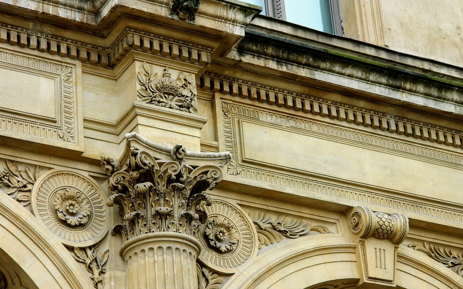 Paris, facade and nature